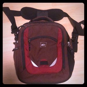 Red laptop/ messenger bag